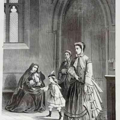 1868 – A	CHARITY: A SCENE AT TRINITY CHURCH, NEW YORK