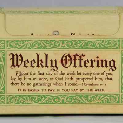 10,503 - WEEKLY OFFERING BOX 389-DUPLEX ENVELOPE SYSTEM