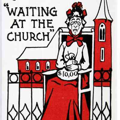 1909 – E	WAITING AT THE CHURCH