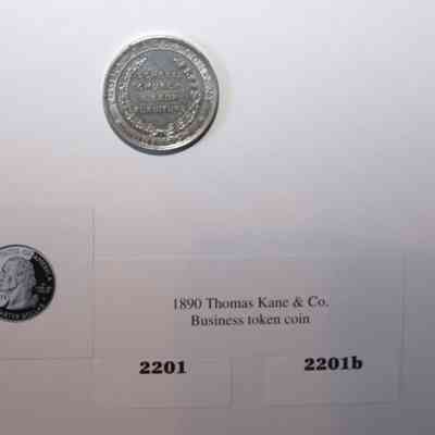 19,514 - THOMAS KANE (LAYMAN) CHICAGO COMPANY TOKEN