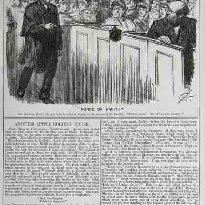 1883 – E FORCE OF HABIT: CHURCH OFFERINGS IN A LONG POLE BAG