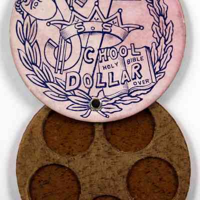 1921 – C	THE SUNDAY SCHOOL DOLLAR SAVER COIN CARD