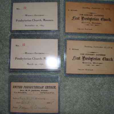 21,602 - PRESBYTERIAN OFFERING ENVELOPES # 1