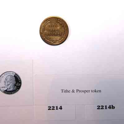 19,527 - TITHE AND PROSPER TOKEN COIN