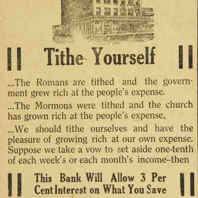 1914 – B	TITHE YOURSELF