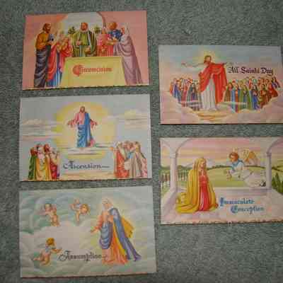 21,561 - 1951 CATHOLIC CHURCH RELIGIOUS HONORARY DAYS