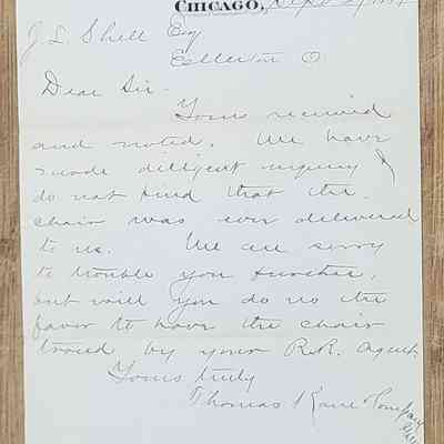 24,002 - THOMAS KANE & COMPANY, LETTERHEAD