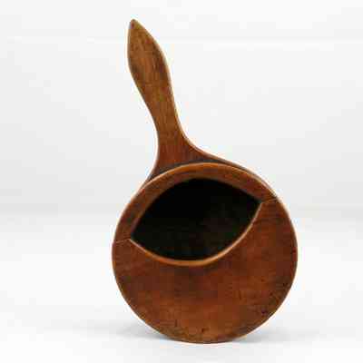 13,009 - SHORT HANDLE OFFERTORY WITH HALF MOON COLLECTOR COVER