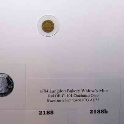 19,501 - LANGDON BAKERY WIDOW'S MITE 1884