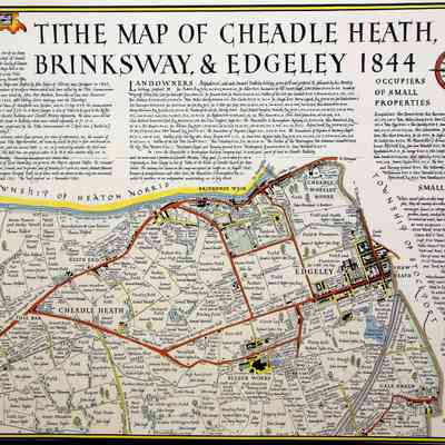 1844 – D	TITHE TAX MAP OF CHEADLE HEATH BRINKSWAY & EDGELEY