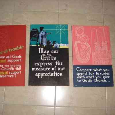 1931 – E	WPA ERA COMMUNITY TITHING INCENTIVE POSTER: