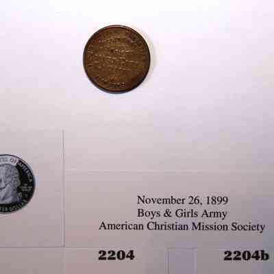 19,517 - BOYS & GIRLS ARMY AMERICAN CHRISTIAN MISSION SOCIETY