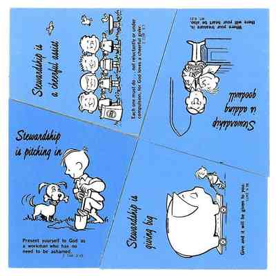 1968-69 – E CHARLES M. SCHULZ CHILDREN’S STEWARDSHIP PUZZLE