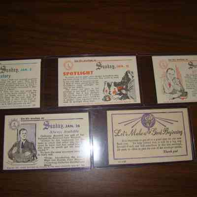 21,570 - 1958 OFFERING STORY ENVELOPES 1
