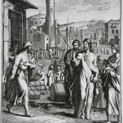 1737 - B JESUS CALLS MATTHEW FROM THE CUSTOM HOUSE