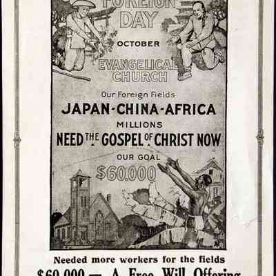 1933 – C	MISSIONARY SOCIETY APPEAL FOR JAPAN, CHINA, & AFRICA