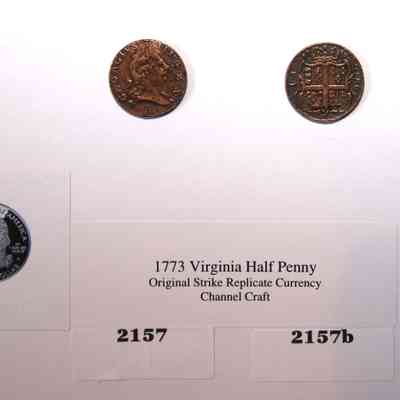 19,013 - VIRGINIA HALF PENNY