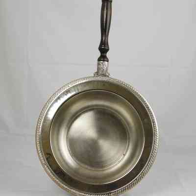 14,503 - SHORT HANDLE OFFERTORY SILVER PLATE