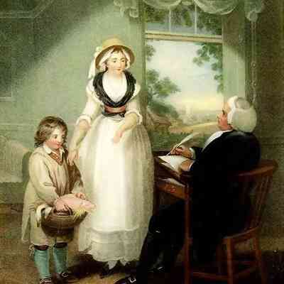 1909 – C	THE VICAR OF THE PARISH RECEIVING HIS TITHES