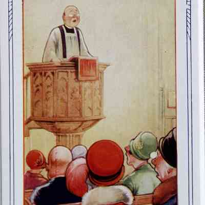 1925 – B	COLLECTION FOR CHURCH HEATING APPARATUS (COMIC)