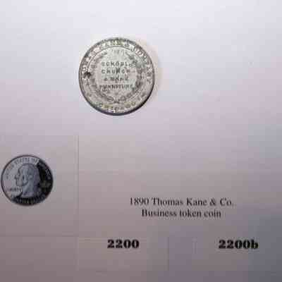 19,513 - THOMAS KANE (LAYMAN) CHICAGO COMPANY TOKEN