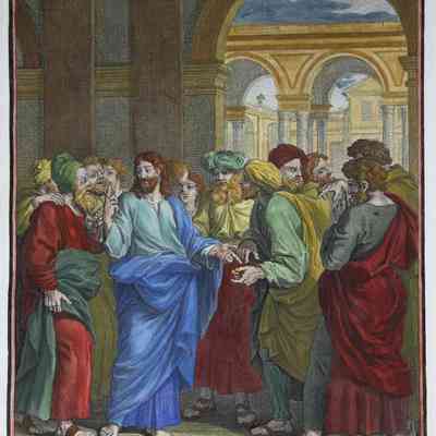 1728 - C CHRIST AND THE TRIBUTE COIN