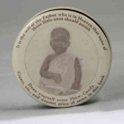 8503 - SELF DENIAL AFRICAN MISSIONS COIN BANK