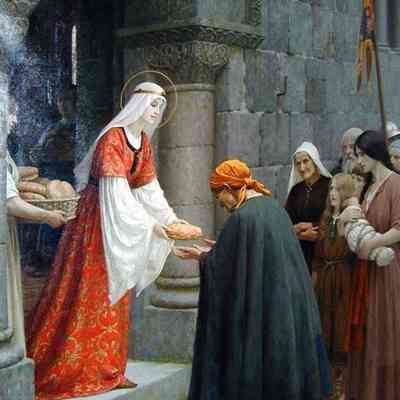 1895 – E	THE CHARITY OF THE BREAD DOLE BY SAINT ELIZABETH