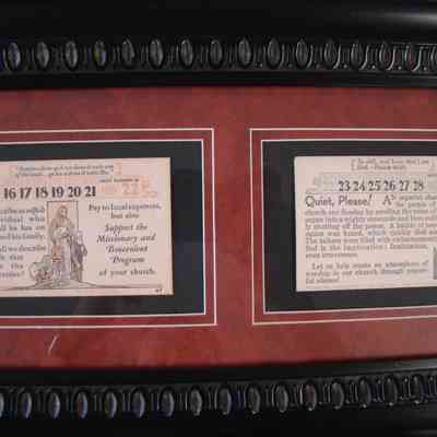 21,507 - 1935 CHURCH OFFERING STORY ENVELOPES