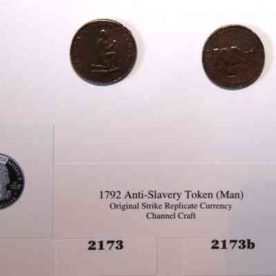 19,028 - ANTI SLAVERY TOKEN (WITH MALE IMAGE)