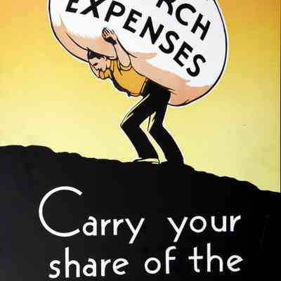 1931 – K	WPA ERA COMMUNITY TITHING INCENTIVE POSTER