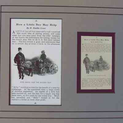 1903 – A	THE BOY WHO RAISED MONEY FOR HIS CHURCH