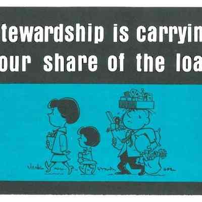 1968-69 - B 14 Stewardship Is Carrying Your Share Of The Load