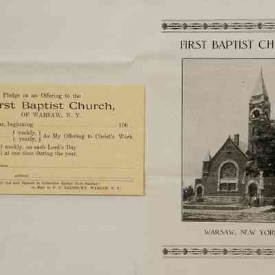 1906 – C	INVITATION TO CHURCH SOCIAL FOR SUBSCRIPTION PAYMENT