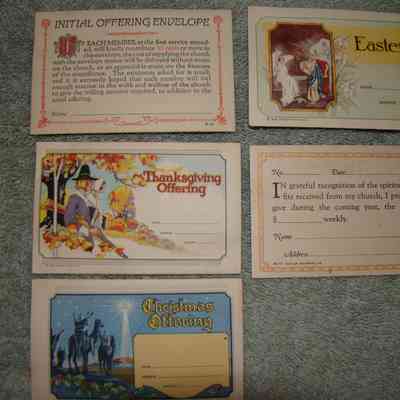 21,503 - 1929 HOLIDAY OFFERING ENVELOPES