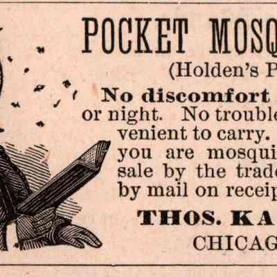 24,007 - THOMAS KANE & COMPANY, ADVERTISEMENT: POCKET MOSQUITO BAR