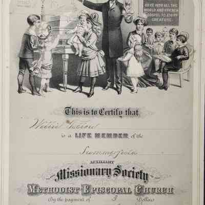 1886 – A	MISSIONARY SOCIETY OF THE METHODIST CHURCH