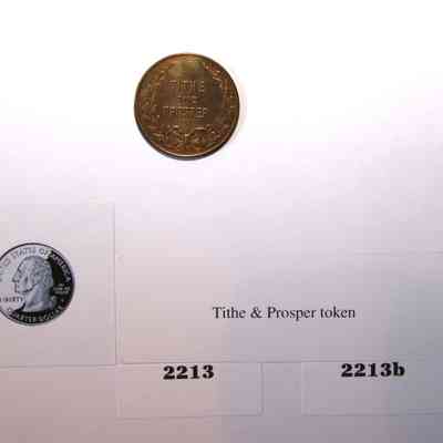 19,526 - TITHE AND PROSPER TOKEN COIN