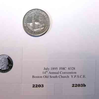 19,516 - BOSTON OLD SOUTH CHURCH Y.P.S.C.E. 14TH ANNUAL CONVENTION. FHC 8328