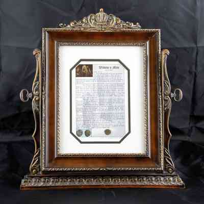 18,500 - WIDOW'S MITE LEPTON- FRAMED