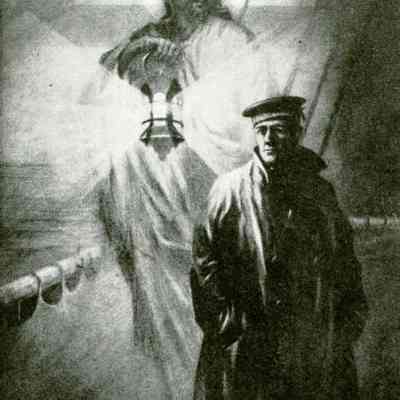 1915-18 Z7	WW1 ORIGINAL CARD: CHRIST & THE WARTIME SAILOR