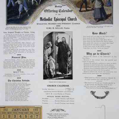 1911 – E	WEEKLY OFFERING CALENDAR