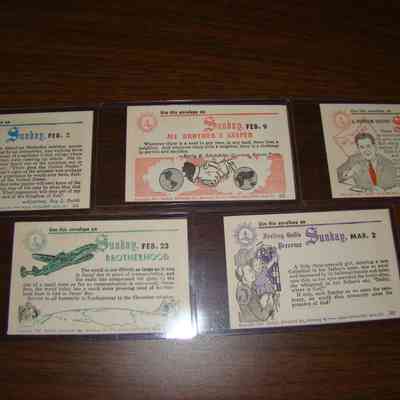21,571 - 1958 OFFERING STORY ENVELOPES 2