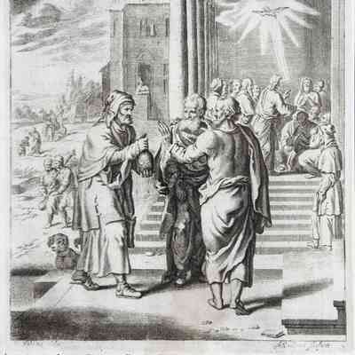1672 - A	SIMON MAGUS OFFERS TO BUY SPIRITUAL GIFTS