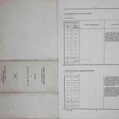1837 – A	TITHE-COMMUTATION LEGAL APPORTIONMENT FORM