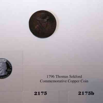 19,030 - THOMAS SEKFORD COMMEMORATIVE COPPER COIN