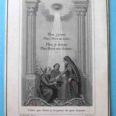 1856 – A	STEWARDSHIP HOLY CARD