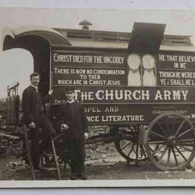 1912 – E- b	PHOTO OF CHURCH MISSIONARY “VAN”
