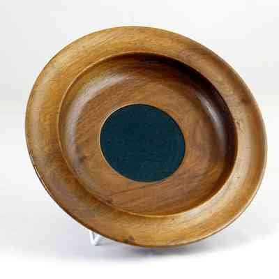 17,007 - CHURCH OFFERING PLATE WITH SMALL COIN PAD