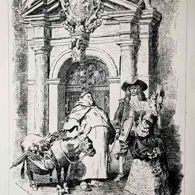 1876 – G	PRIEST WITH HIS DONKEY PAYS TITHE TAX IN-KIND